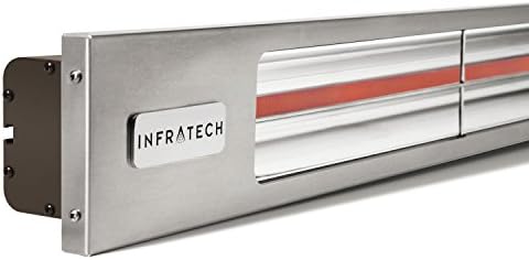 Infratech SL Series Model SL1624B Slimline 29-1/2" Single Element 1,600 Watt 240 Volt Quartz Heater with Bronze Housing