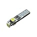 Siweex 10pcs T5 White Lights Neo Wedge LED 3-SMD 3528 Car Instrument Cluster Panel Dashboard Lamps Gauge Bulbs DC 12V
