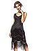 uniq sense xs-4xl Women's Roaring 20s V-Neck Gatsby Dresses- Vintage Inpired Sequin Beaded Flapper Dresses