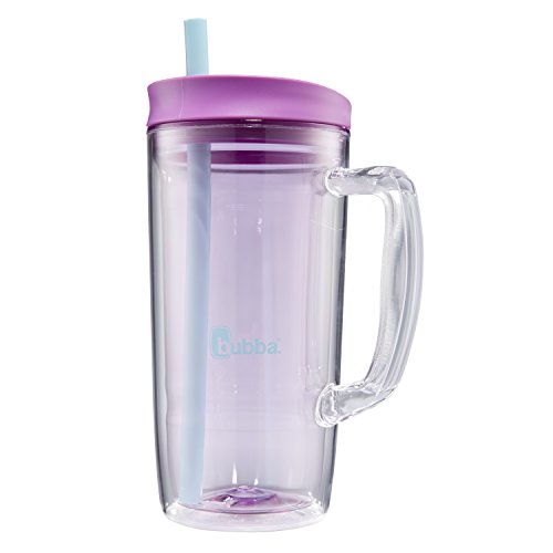 Bubba Envy Double Wall Insulated Straw Tumbler with Handle, 32 oz, Purple/Blue - Thumbnail 2