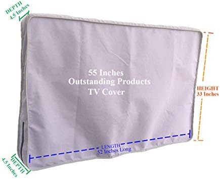 Outdoor Television Cover for Samsung UN55JS8500 55-Inch 4K Ultra HD 3D Smart LED TV