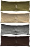 4-pack hBand Earth (beige, brown, olive, gray) Yoga headband by Absolute Yogi