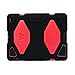 Ipad 2/3/4 Case, Kidspr Ipad CaseNewHot Super Protect [Shockproof] [Rainproof] [Sandproof] with Built-in Screen Protector for Apple Ipad 2/3/4 (Black/Red)