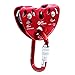 GM CLIMBING UIAA Certified Zipline Pulley Kit Speed Pulley/Trolley with Oval Carabiner Professional