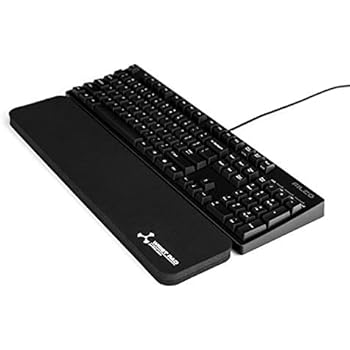 Grifiti Fat Wrist Pad 17 in Black is a 4 Inch Wide Wrist Rest for Standard Keyboards and Mechanical Keyboards New Materials
