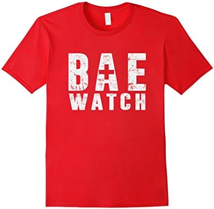 Men's Bae Watch T-Shirt Large Red