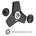 Fidget Spinner Tri Hand Spinner Fidget Toy, Fan-Type,aluminium alloy Fast and Quiet, Stress Reducer for ADHD, Anxiety and Autism, Boredom