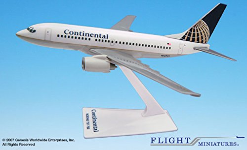 Boeing 737-700 Continental Airlines 1/200 Scale Model by Flight Miniatures