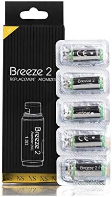 5Pcs Re'plac'ement' A's-p'i-r'e B'r'ee'z'e 2 C'o'il's ' |1.0 ohm|