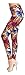 VIV Collection Plus Size Printed Brushed Ultra Soft Leggings (Fiery Paisley)