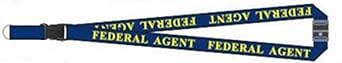 Amazon.com: FEDERAL AGENT LANYARD Key Ring Holder. ID Card Police ATF ...