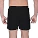 Cottonique Men's Elasticized Loose Boxer Shorts made from 100% Organic Cotton (Black) (L)