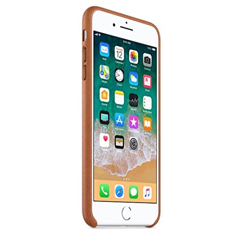 AIMTOPPY Ultra-Thin Leather Soft Protective Case Cover For iPhone 8/7 plus 5.5inch (free, Brown)