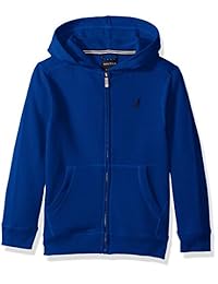 Nautica Big Fleece - Sudadera con capucha y cremallera completa para niño