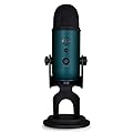 Blue Microphones Yeti Teal USB Microphone with Studio Headphones and Knox Pop Filter