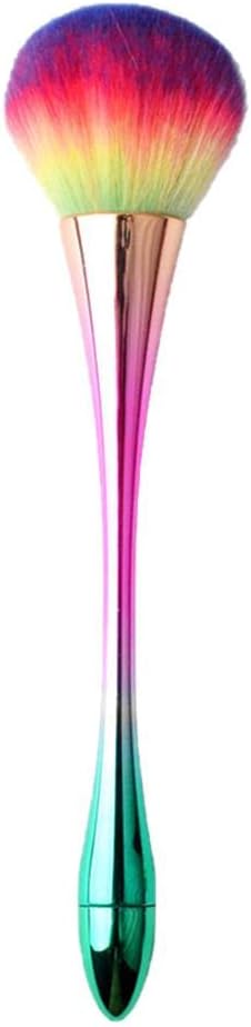 Qifumaer Versatile Nail Brush for Dusting Gentle Nail Art Dust Remover Facial Brush Gel UV Nail Art Dust Brush for Vacuum Cleaner