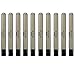 MOCO 10 Pieces Doob Tubes, Airtight, Smell Proof, Odor Sealing, Moisture Resistant Container, Medicinal Herb Storage, Pre-Rolled Joint Blunt Tobacco Cigarette Travel Tube, Large 5.3 inch 135mm