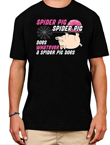 Spider Pig Does Whatever Homer Simpson Mens Tshirt