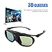 Blibro 3D Glasses Active Shutter Rechargeable 3D Clip on Glasses Compatible with Samsung Sharp PANASONIC BenQ W1070 W700 Dell DLP Projectorsthumb 1