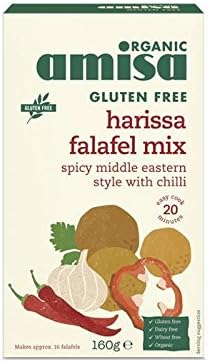 (4 Pack) - Amisa Harissa Falafel Mix Organic - Gluten Free| 160 g |4 Pack - Super Saver - Save Money