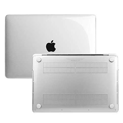 Fintie MacBook Pro 13 Case 2017 & 2016 - Protective Snap On Hard Shell Cover for Newest 13-inch MacBook Pro 13" (2017 & 2016 Release) A1706 / A1708 with/without Touch Bar and Touch ID, Crystal Clear