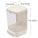 CoZroom Wall-Mount Liquid Wall Soap Dispenser Shampoo Lotion for Bathroom Shower Restroom (White)
