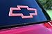 Chroma 9313 Chevrolet Red Bowtie Domed Decal - 2 Piece