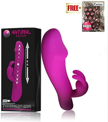 USB Rechargeable Automatically up and Down Rhythmic 7 Frequency Luxury Rabbit Thruster