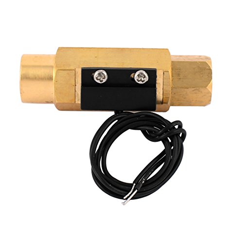 uxcell G1/4 inches Thread Liquid Water Flow Sensor Switch Flowmeter Fluidmeter 1.2-12L/min 69mm - Thumbnail 3