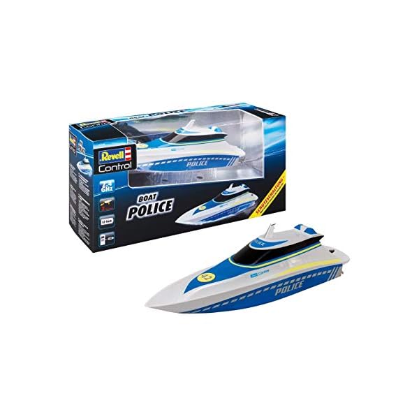 Revell Control 24138 Waterpolice RC Einsteiger Motorboot 100% RTR 350mm