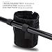Wheelchair Drink Cup Holder Three Strap Adjustable Stroller Bottle Holder for Rollator Rolling Walker Transport Chairs Stroller Bike Universal Water Blackthumb 3