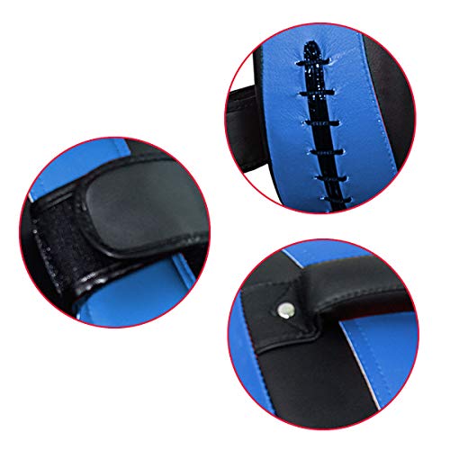 image for TLBTEK 1Pcs Blue Taekwondo Kick Pad PU Muay Thai Pads MMA Karate Kick 