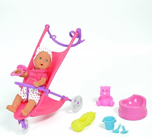 Lil Baby Potty Time Doll Set with Buggy