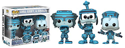 Funko Pop! Disney Kingdom Hearts Sora, Goofy, & Donald Tron Suits (Gamestop Exclusive) - //coolthings.us