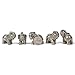 Justinstones Gemstone Elephant Pyrite Crystal Animal Totem Spirit Stone Figurine 2 inch