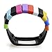 Henoda 10 Colors Silicone Fasteners for Garmin Vivofit Wristband (Pack of 10)