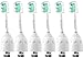 Osctor Replacement Brush Heads Compatible with Phillips Sonicare Electric Toothbrush, 6 Pack