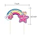 2 Pack Jojo Bow Cake Topper,Jojo Cupcake toppers Birthday Party Decoration for Kids