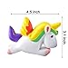 Firlar Unicorn Squishy Animal Slow Rising Stress Relief Toy for Kids Adults (A Color)