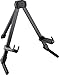 K&M 17550 Memphis Travel Guitar Stand (Acoustic Electric) - Black