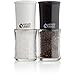 USimplySeason Mini Ebony & Ivory Salt and Pepper Adjustable Grinder Set