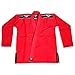Red Gi Uniform Set by KO Sports Gear – 100% Cotton Pearl Weave Gi - KOmpetition Series - BJJ Jiu Jitsu Kimono and Pants
