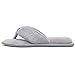 RockDove Women's Terry Thong Slipper, Size 9-10 US Women, Grey