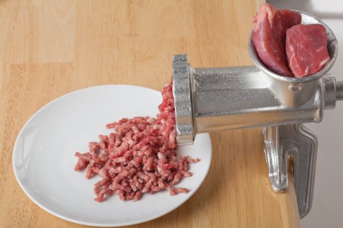Fantes Meat Grinder and Sausage Stuffer, Cast Iron with Stainless Steel Cutting Plate, The Italian Market Original since 1906