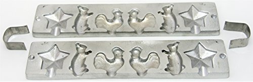 Russian cast iron original candy lollipop mold form  st…