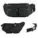 Fanny Pack for Outdoors Workout Traveling Casual Running Hiking Cycling Nurse Unisex Black