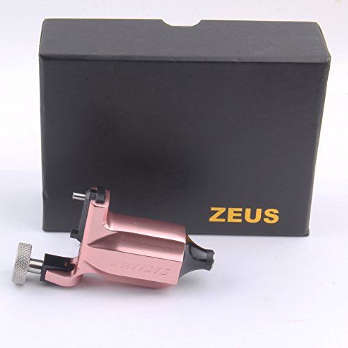 Yilong Rotary Tattoo Machine Space Aluminum Machine for Tattoo Artists used both shading and lining (pink)