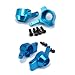 for RC 1:18 Wltoys A959 A979 Front/Rear Steering Hub Base C Carrier Knuckle (L/R) Metal Upgrades Parts for A959-B A979-B A949 A969 K929 Car (Blue)