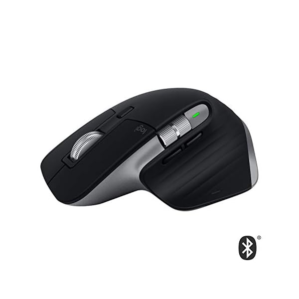 Logitech-MX-Master-3--Advanced-Wireless-Mouse-for-Mac-Ultrafast-Scrolling-Ergonomic-Design-4000-DPI-Customisation-Energy-Saving-USB-C-Bluetooth-Apple-MacBook-iPad-Compatible-Grey Logitech MX Master 3 for Mac