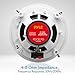 8” 2-Way Midbass Woofer Speakers – Pair In-Wall/In-Ceiling Woofer Speaker System 1” High Temperature Voice Coil Flush Mount Design w/50Hz – 20kHz Frequency Response 250 Watts Peak – Pyle PDIC81RDthumb 1